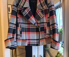 French Connection wool crop jacket UK8