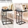 C Shaped Side Table Image 4