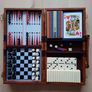 6 in 1 Game Set (Chess Backgammon Draughts Dominos Leather Case Travel Board Game) Image 4
