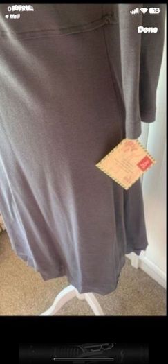 tunic  dress Avoca size (2) 12 Bnwt grey neck detail