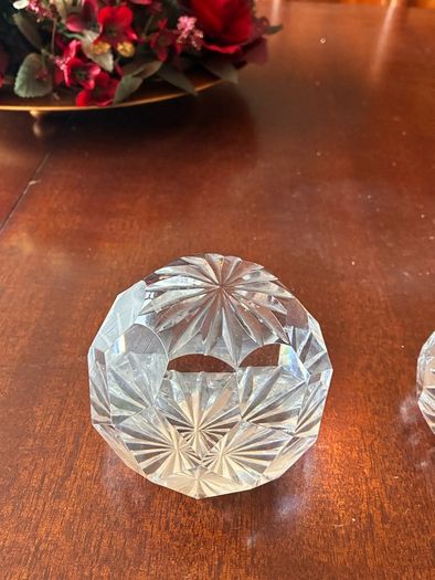 Crystal Desk Pen & Paper weight set