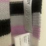 Pink Striped Scarf/Wool Mix Image 3