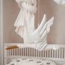 Linen Stork Hanging Decor in Beige | Nursery Decor Image 6