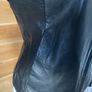 leather womens jacket black Outer Edge size 10 Image 5