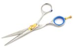 Hair Cutting Scissors,Professional Hairdressing Scissors, with High Quality Stainless Steel Sharp Razor Edge With Black Case (14.5cm, Silver)