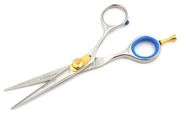 Hair Cutting Scissors,Professional Hairdressing Scissors, with High Quality Stainless Steel Sharp Razor Edge With Black Case (14.5cm, Silver)