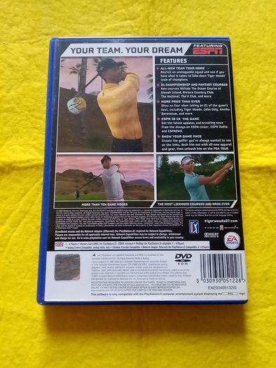 Tiger Woods PGA tour 07 PlayStation 2 ps2 games Original