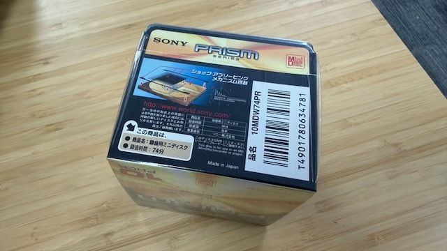 Sealed Pack of 10 New Sony Prism 74 minidiscs