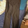 Black Maternity Sports Dry Tech High Waist Full Length Leggings 2 pairs Image 3