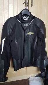 Goretex Proshell leather motorcycle jacket