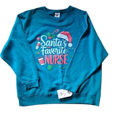 'Santa's Favorite Nurse' Xmas Sweatshirt