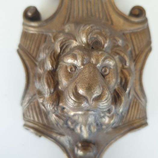 French pair brass wall sconces for candles vintage