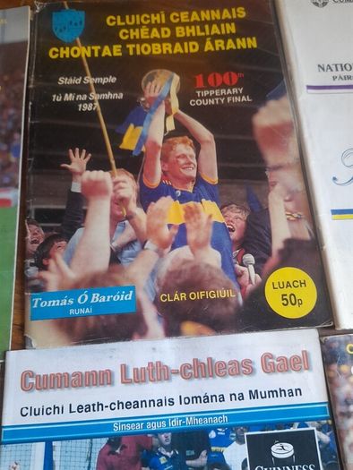 Vintage Tipperary Hurling Programmes