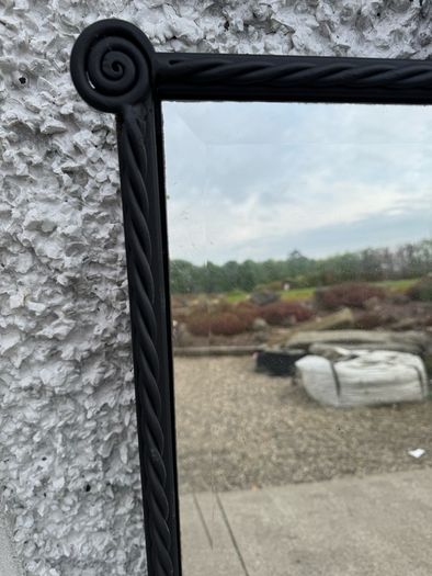 Cast iron mirror