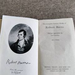 The Complete Poetical Works of Thomas Burns hardback in very good condition circa 1960's FREE STANDARD POSTAGE INCLUDED