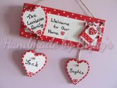 Welcome to Our home family plaque personalised