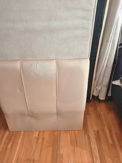 Solid Single Divan Bed Base with Matching Headboard Clean & Sturdy Condition