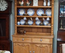 Vintage Reclaimed Pine Kitchen Dresser