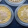 Germany 2 euro complete set 2010 Uncirculated Bremen coins UNC 24 karat Gold plated Image 7