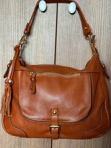 Handbag leather