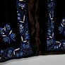 Blue Velveteen Beaded Vest Image 2