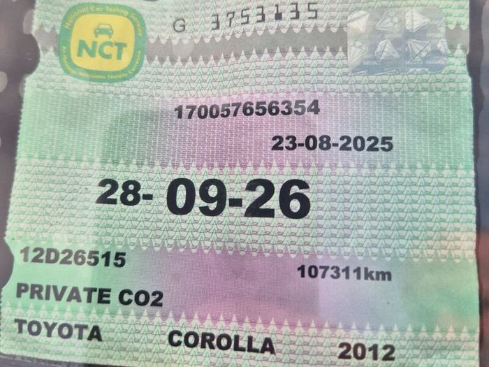Toyota Corolla 2012