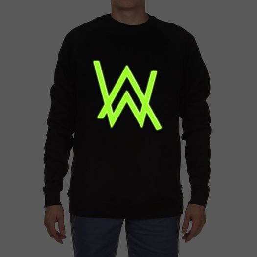 Alan Walker sweatshirt glow in the dark logo t-shirt Alan walker dj sweatshirt