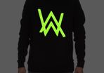 Alan Walker sweatshirt glow in the dark logo t-shirt Alan walker dj sweatshirt