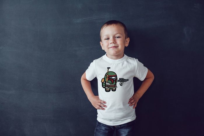 Among us Star wars the mandalorian t-shirts for adults and kids