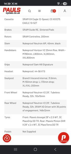 nukeproof mega pro alloy