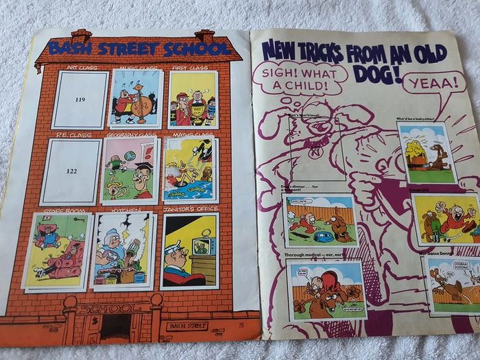 Beano Sticker Book 98% Full + Spare Book about 50% full