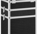 Vanity Case Trolley 3 in 1 Vanity Case Extra Large Hairdressing Case 34 x 24 x 70.5 cm