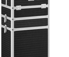 Vanity Case Trolley 3 in 1 Vanity Case Extra Large Hairdressing Case 34 x 24 x 70.5 cm