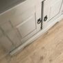 Wooden cabinet 2 doors in sage green Image 4