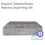 New in packaging King Koil solitaire motion mattress in Superking Image 3
