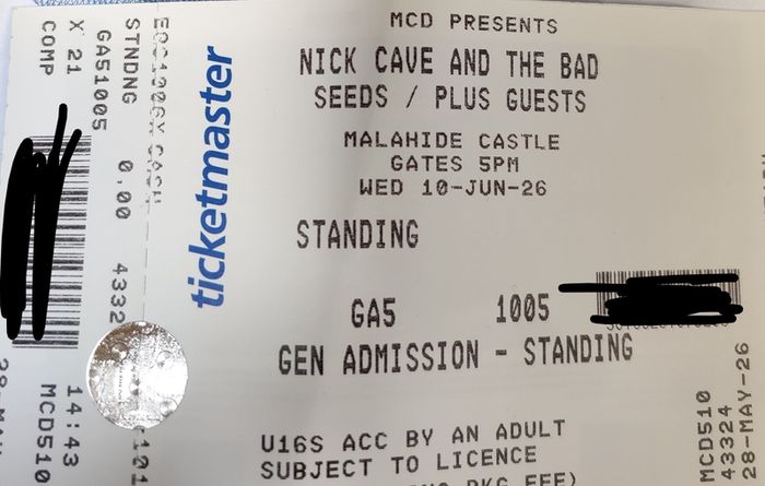 Nick Cave tickets