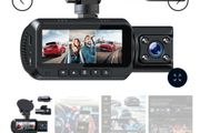 4K GPS 3 Way Triple Car Dash Cam.