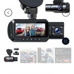 4K GPS 3 Way Triple Car Dash Cam.