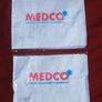 MEDCO MALE NURSE V-NECK TUNICS (code T21) - two white tunics with breast pockets, polyester/cotton fabric (size XS). Unused & sealed in their original packaging. Image 4
