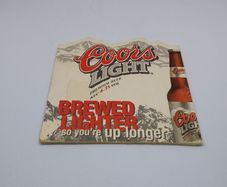 Coors Light : Brewed Lighter -  Beer/Coaster