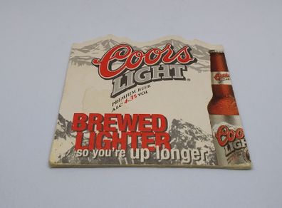 Coors Light : Brewed Lighter -  Beer/Coaster