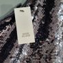 RIVER ISLAND black sequin one shoulder top Sz 10 UK - Bnwt Rrp 65 Image 2