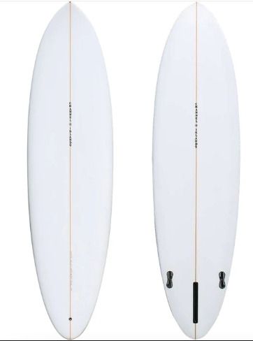 Channel Islands Surfboards CI Mid 6'6 Clear Midlength 2 Plus 1 Futures