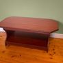 Dark Wood Coffee Table with Lower Shelf | Excellent Condition Image 2