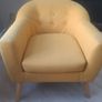 chair mustard Image 2