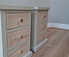 Pair of Natural Wood Drawers