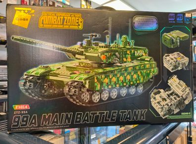 LEGO Qman Combat Zone 23014 99A Main Battle Tank 2743 PCS NEW LEGO Compatible 10+