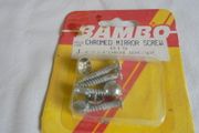 "BamBo" Chromed Dome Mirror Screws x 4 for Sale