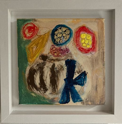 Original Abstract Painting Floral  Painting Contemporary Irish Art Fairy Art