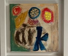 Original Abstract Painting Floral  Painting Contemporary Irish Art Fairy Art
